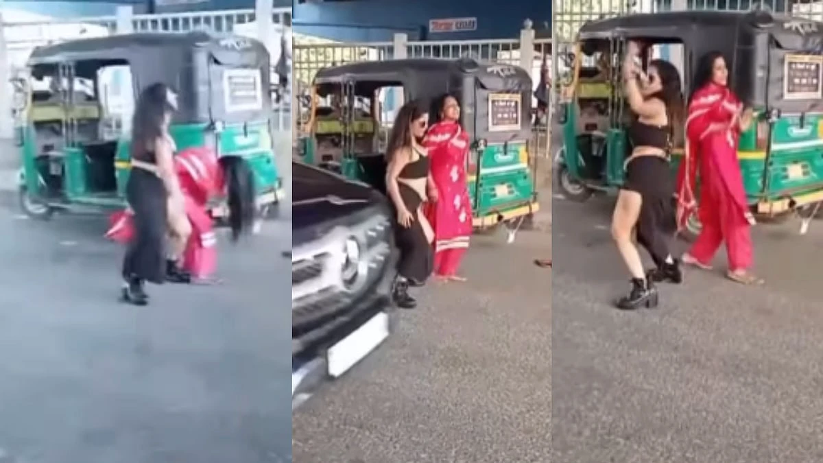 யம்மா இது கொஞ்சம் ஓவரா இல்லையா..? சாலையில் ஆட்டம் போட்ட பெண்கள்… ரீல்ஸ் எடுக்க இப்படியா..? கொந்தளிப்பை ஏற்படுத்திய வீடியோ.. பாடம் புகட்டிய போலீஸ்.!!!